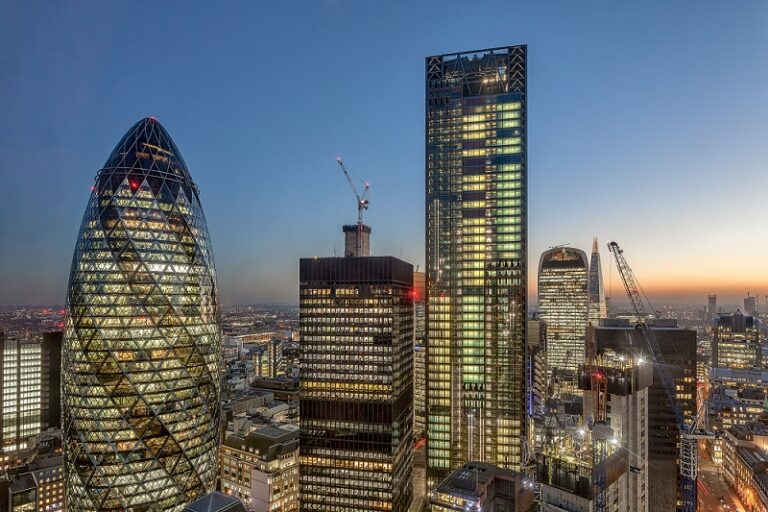 Bishopsgate picture night view